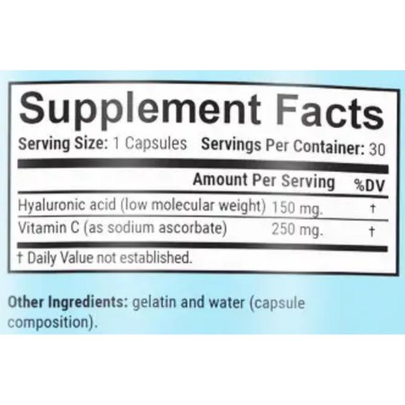 Хондропротектор (для спорта) GARO Nutrition Hyaluronic Acid 150 mg 30 Caps | Зображення 1