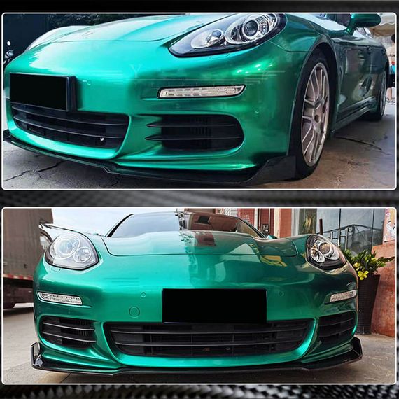 Передний бампер Лип-спойлер (для Base 2013-2016, Карбон) для Porsche Panamera | Зображення 4