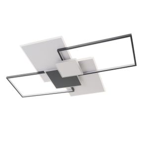 Люстра светодиодная потолочная 140W WW+NW+CW WH/BK (WBL-60C/6)