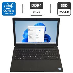 Ноутбук Dell Latitude 3500 / 15.6" (1920x1080) TN / Intel Core i5-8265U (4 (8) ядра по 1.6 - 3.9 GHz) / 8 GB DDR4 / 256 GB SSD / Intel UHD Graphics 620 / WebCam б/в