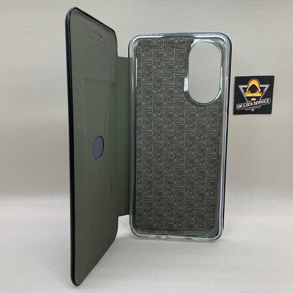 Чохол книжка для Oppo A78 Екошкіра Чорний | Зображення 2