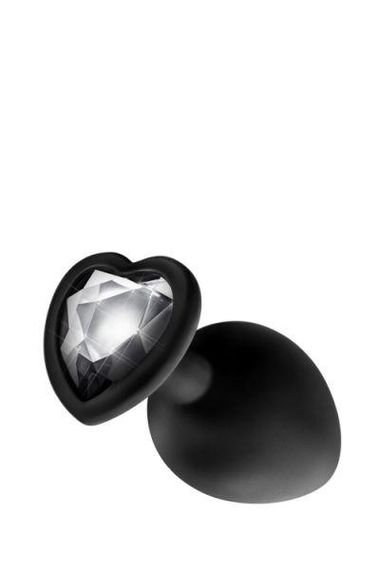 Анальна пробка з каменем Blush TEMPTASIA BLING PLUG LARGE BLACK Sex Aura | Зображення 6