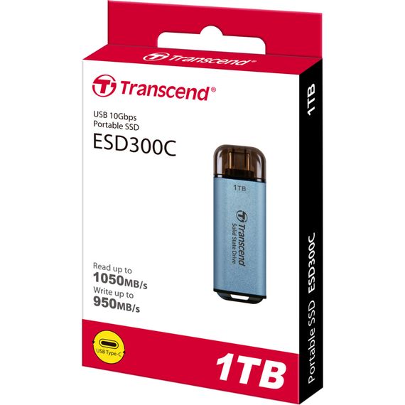 Накопитель SSD USB Type-C 1TB ESD300 Transcend (TS1TESD300C) | Зображення 9