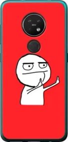 Чохол на Nokia 7.2 Мем із пластику FCh_013304