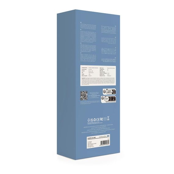 Смарт-вибратор с пульсацией Svakom Ava Neo Cornflower Blue, 15 режимов работы, водонепроницаемый Sex Aura | Зображення 5