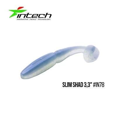 Силіконова приманка, Їстівний силікон Intech Інтеч Slim Shad 3,3"7 шт IN78