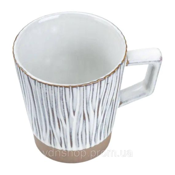 Чашка фарфоровая для чая и кофе 300 мл в стиле ретро Золотистая HP7208G | Зображення 1