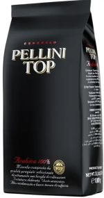 Кава в зернах Pellini TOP 100% Arabica 1кг Італія преміум кави Пелліні з тонкими солодкими нотками