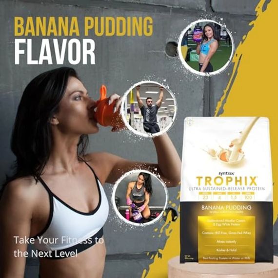 Протеїн Syntrax Trophix (66 % protein) 907g (Banana Pudding) | Зображення 2