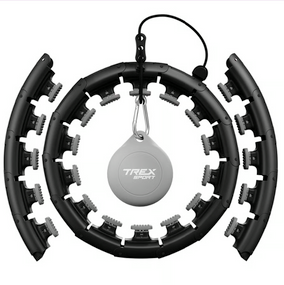 Хулахуп Trex Sport TX-010CHH массажный с утяжелителем черный