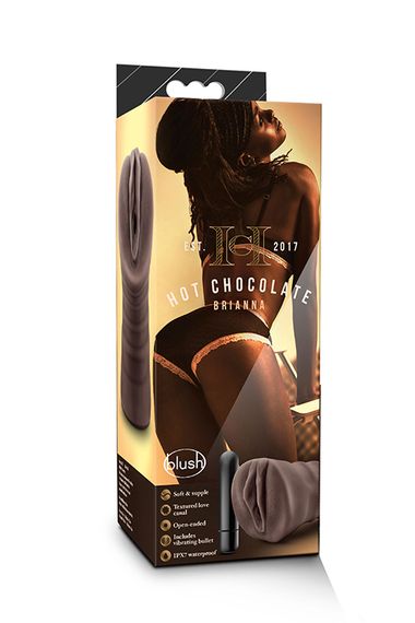 Мастурбатор HOT CHOCOLATE BRIANNA CHOCOLATE, Коричневий | Зображення 1