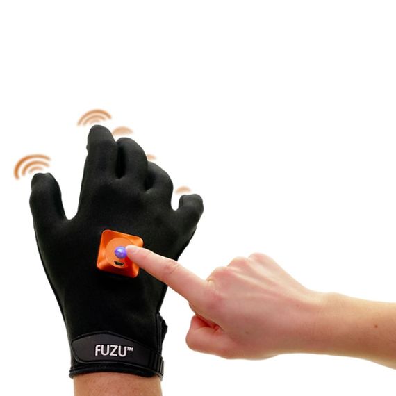 Віброрукавичка (ліва) FUZU Gloves Vibrating Massage Left Hand, 11 режимів Sex Aura | Зображення 5