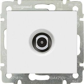 Valena Classic Legrand розетка TV &quot;звезда&quot; штекер белая (774429)