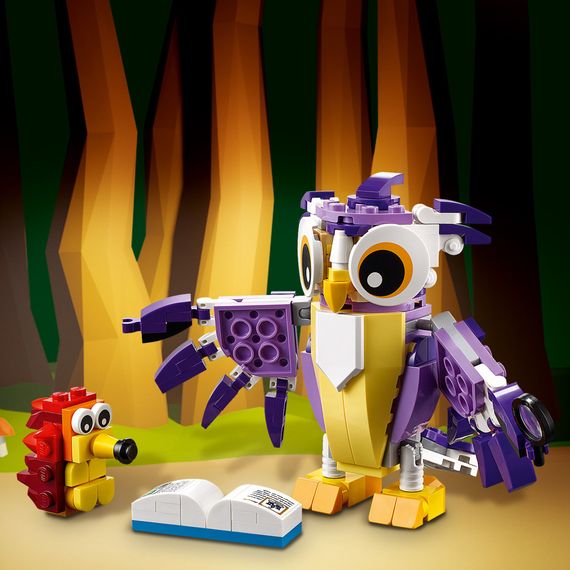 Конструктор LEGO Creator Дивовижні лісові жителі 175 деталей (31125) | Зображення 2