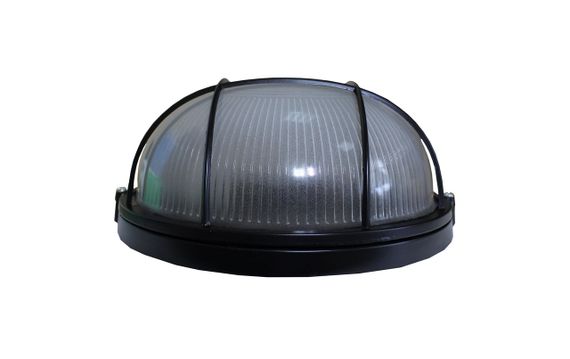 Светильник НПП1102 100W E27 IP65 круглый черный с решеткой Ny95001183 | Зображення 1