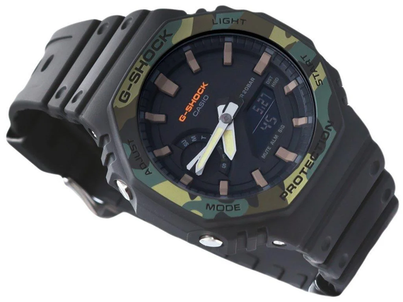 Годинники чоловічі протиударні оригінальні японські Casio G-Shock GA-2100SU-1AER з полімерним ремінцем | Зображення 5