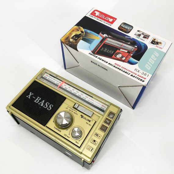 Портативный радиоприемник, Приемник ретро стиль, Радиоприемник всеволновой, Ретро кухонное радио OM-97 | Зображення 9