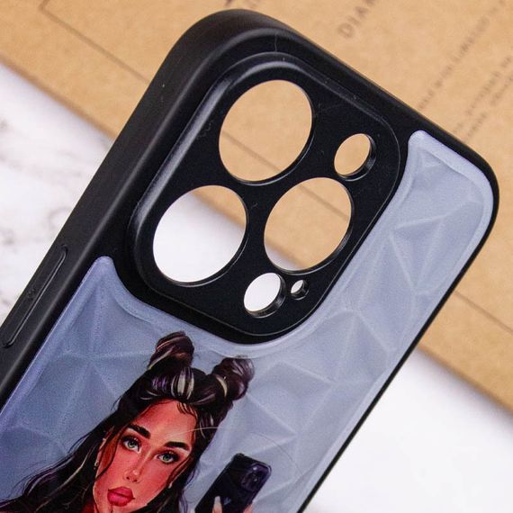 TPU+PC чехол Prisma Ladies для Apple iPhone 14 Pro Max (6.7") Black in White | Зображення 4