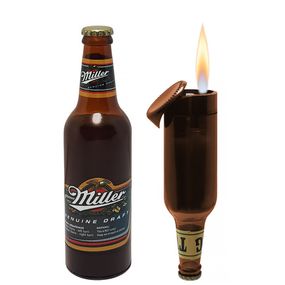 Газовая Зажигалка Бутылка Пива Коричневая