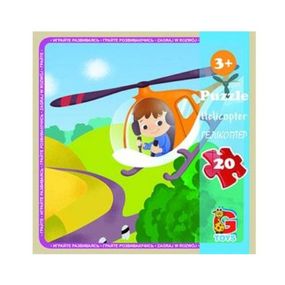 Пазлы Транспорт. Вертолёт LT06 G-Toys 20 элементов (4824687638228)