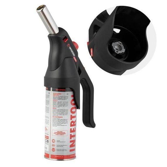 Пальник газовий, п'єзозапалювання, швидке регулювання полум'я INTERTOOL GB-0029 | Зображення 8