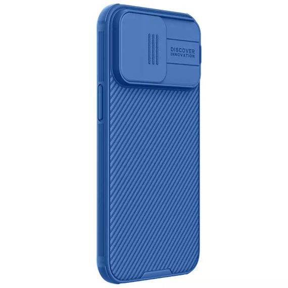 Карбонова накладка Nillkin CamShield Pro для Apple iPhone 15 Pro (6.1") Blue | Зображення 2