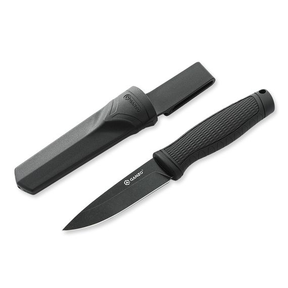 Ніж Ganzo G806BW-BK чорний з чохлом