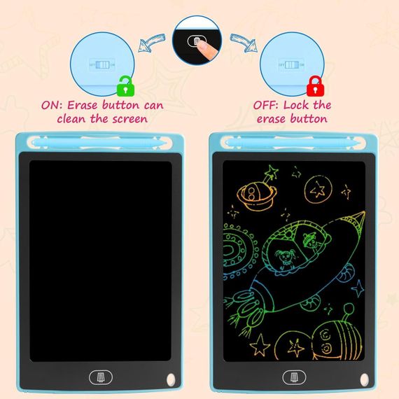 Планшет для малювання, РК-блокнот для письма Graffiti Pad, (приблизно 22 см) кольоровий блокнот для малювання, | Зображення 7