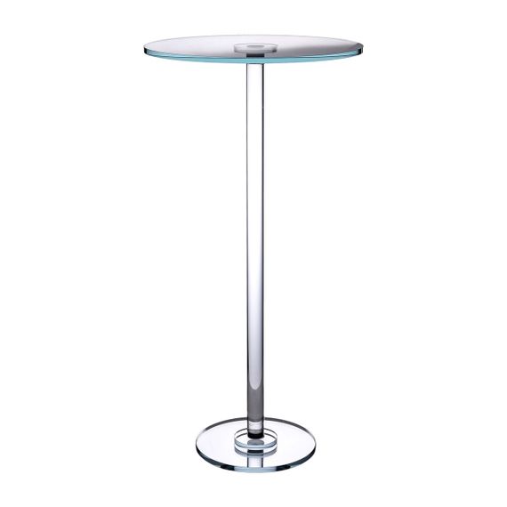 Тортівниця скляна на високій ніжці 30×60 см кругла підставка для торта, капкейків HP-4-88M | Зображення 1