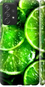 Чохол на Samsung Galaxy A72 A725F Зелені часточки лимона "852m-2247-2448"