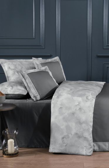 Постельное белье La Romano Silk Satin 200×220 см Rivano Steelgrey | Зображення 2