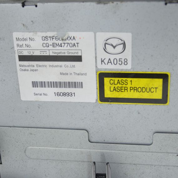 Автомагнітола Mazda 6 2007-2012 Магнітола радіо Мазда 6 FF011068B 1608931 | Зображення 7