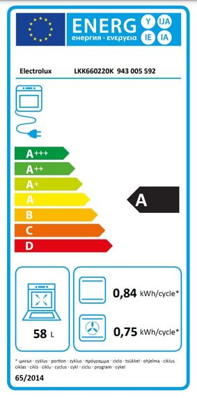 Плита Electrolux комбінована LKK660220K | Зображення 2