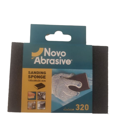 Губка шліфувальна 100*68*26мм Р320 NovoAbrasive