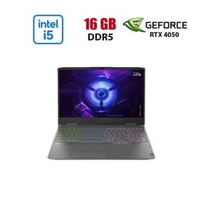 Игровой ноутбук Lenovo LOQ 15IRH8 / 15.6" (1920x1080) IPS / Intel Core i5-12450H (8 (12) ядер по 3.3 - 4.4 GHz) / 16 GB DDR5 / 480 GB SSD / nVidia GeForce RTX 4050, 6 GB GDDR6, 96-bit / WebCam б/у