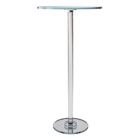 Тортівниця скляна на високій ніжці 30×60 см кругла підставка для торта, капкейків HP-4-88M | Зображення 3