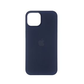 Чехол накладка Silicone Case Full with Magsafe для Apple iPhone 14 Pro Max- Midnight