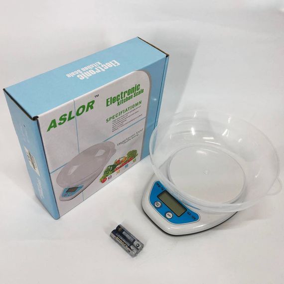 Ваги кухонні з чашею QZ-129A 5кг, електронні ваги для продуктів, ваги для зважування продуктів | Зображення 5