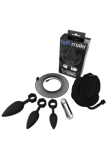Набір анальних вібропробок Bathmate Anal Training Plugs VIBE, діаметр 2,5 см - 3,1см - 3,8см | Зображення 3