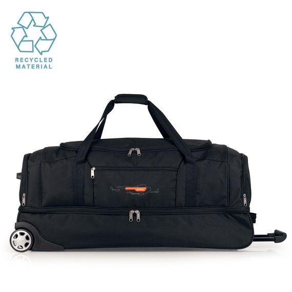 Сумка дорожня на колесах Gabol Week Eco 116L Negro Дорожня валіза Зручна валіза якісна в подорож | Зображення 1