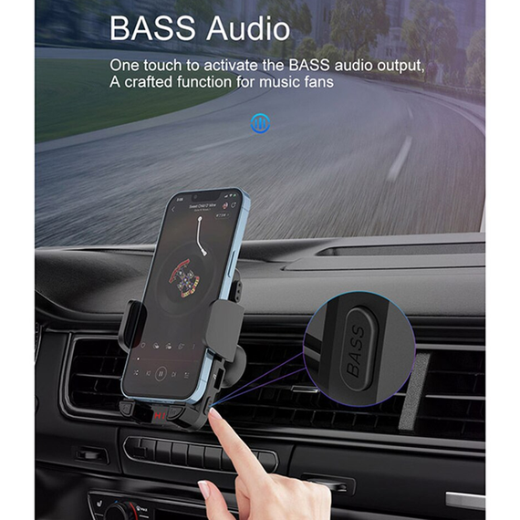 Автомобильный FM ФМ Bluetooth модулятор Terra IQ, трансмиттер, держатель для телефона | Зображення 9