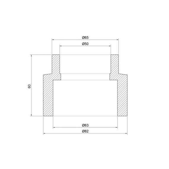 Муфта PPR Thermo Alliance 63х50 | Зображення 1
