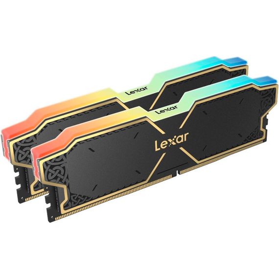 Модуль пам'яті для комп'ютера DDR5 32GB (2x16GB) 6000 MHz Thor RGB Lexar (LD5U16G60C38BG-RGD) | Зображення 1