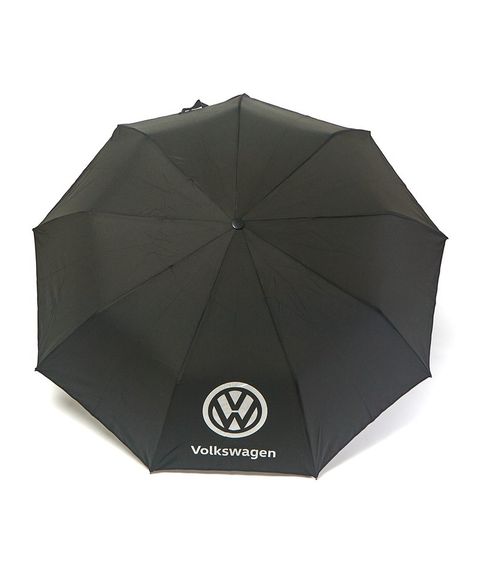Парасолька чоловіча 02J автомат на 9 спиць з логотипом Volkswagen Чорний | Зображення 1