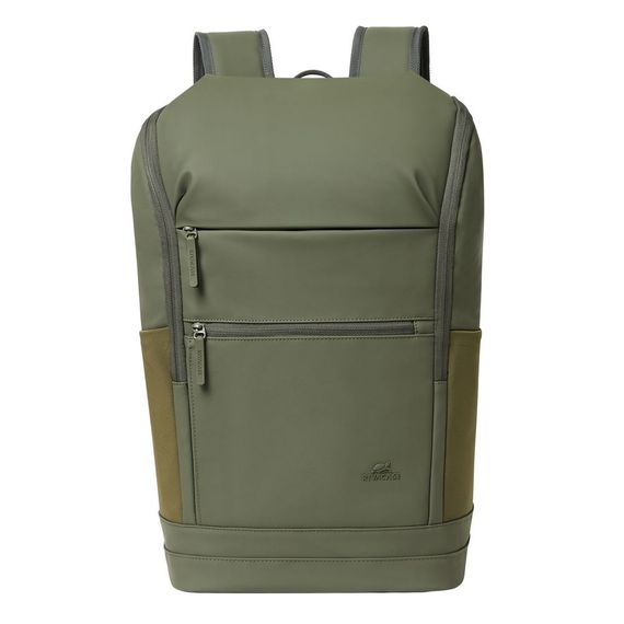 Рюкзак городской Rivacase 7856 Olive Green 20 л оливковый с зеленым | Зображення 1