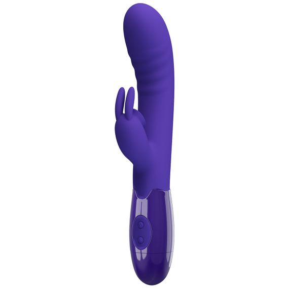Вібратор - Pretty Love Cerberus Licking Vibrator Blue Sex Aura | Зображення 5