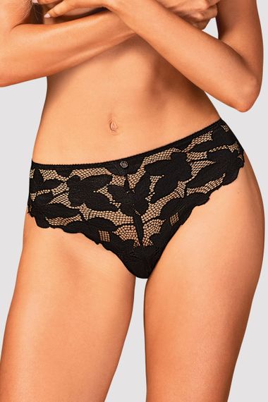 Трусики Obsessive Editya Черные XS/S