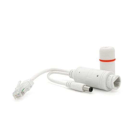 POE сплиттер 48V-12V, RJ45 (10/100Мбит)+POE 48V, White
