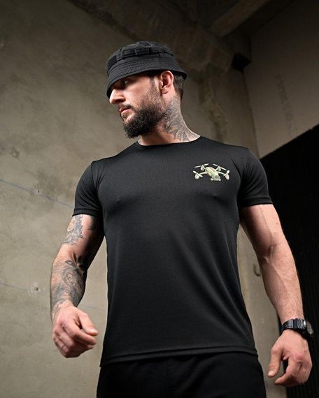 Тактична потоотводна футболка Ховайся black ПП7721 | Зображення 5