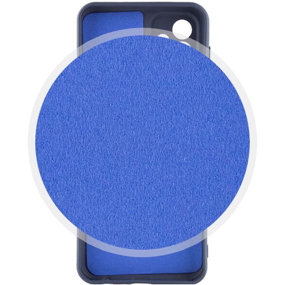 Чехол Silicone Cover Lakshmi Full Camera (AAA) для Samsung Galaxy A32 (A325F) 4G Full camera, Темно-синій/Midnight blue | Зображення 2